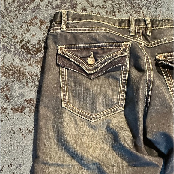 Rock Revival Request Men’s blue jeans 34w/32 - Picture 8 of 11